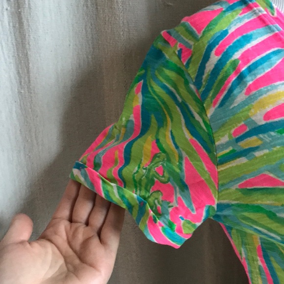 Lilly Pulitzer T Shirt Dress Excellent Condition - Picture 3 of 5